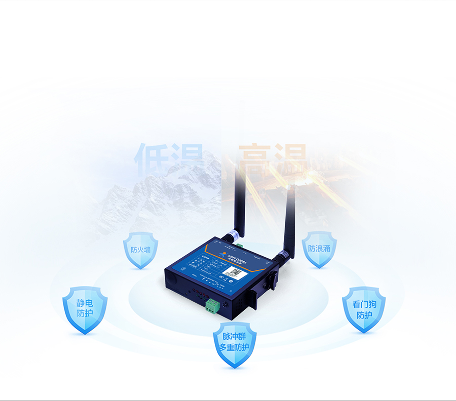 RS485工業(yè)路由器硬件防護(hù)等級(jí)高